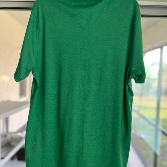 Members Mark Collared Short Sleeve Shirt Green Size Medium EUC - Picture 6 of 8